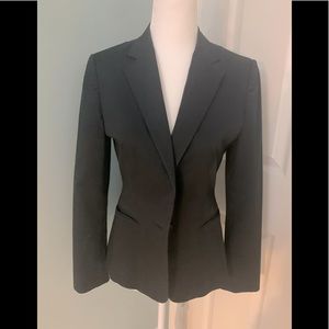 Banana Republic black cotton blazer
